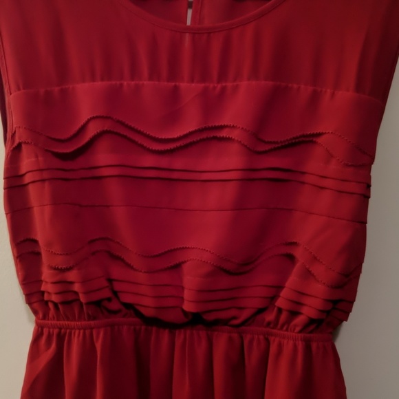 Modcloth red sleveless dress - Picture 2 of 4